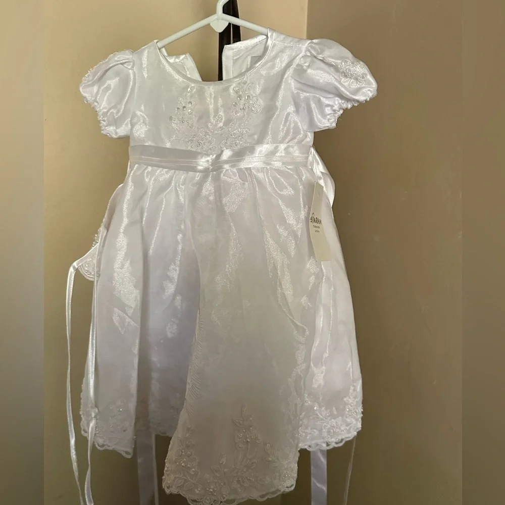 Simran fashion girls christening gown/jacket - Picture 5 of 16